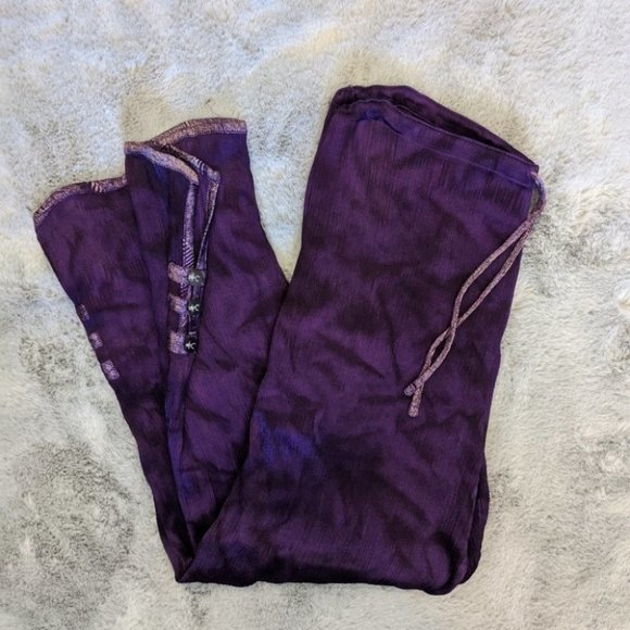 Good Earth Clothing Hand Made Set 100% Rayon tie-dye Boho lounge set - Picture 4 of 7